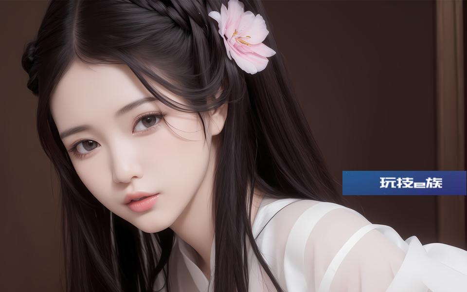 白色衣服的古風(fēng)女子壁紙圖片