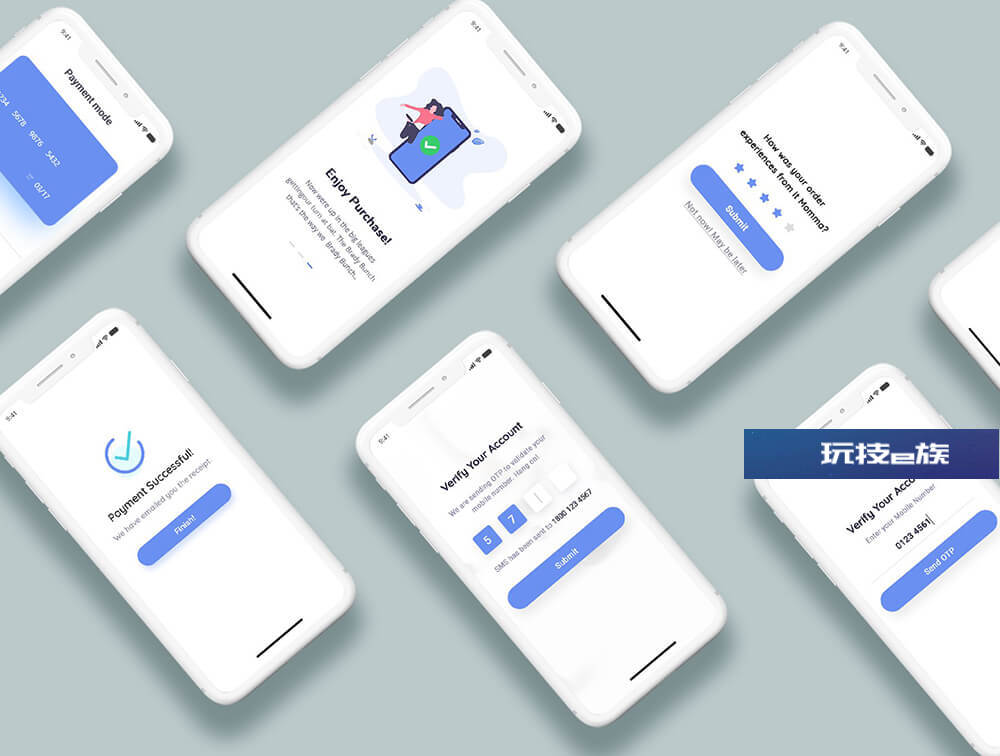 玩技下午茶:在線商店App移動應用UI套件